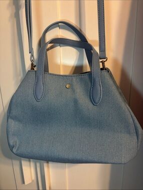 Lauren Conrad Light Blue Women's Shoulder Bag with Detachable Strap